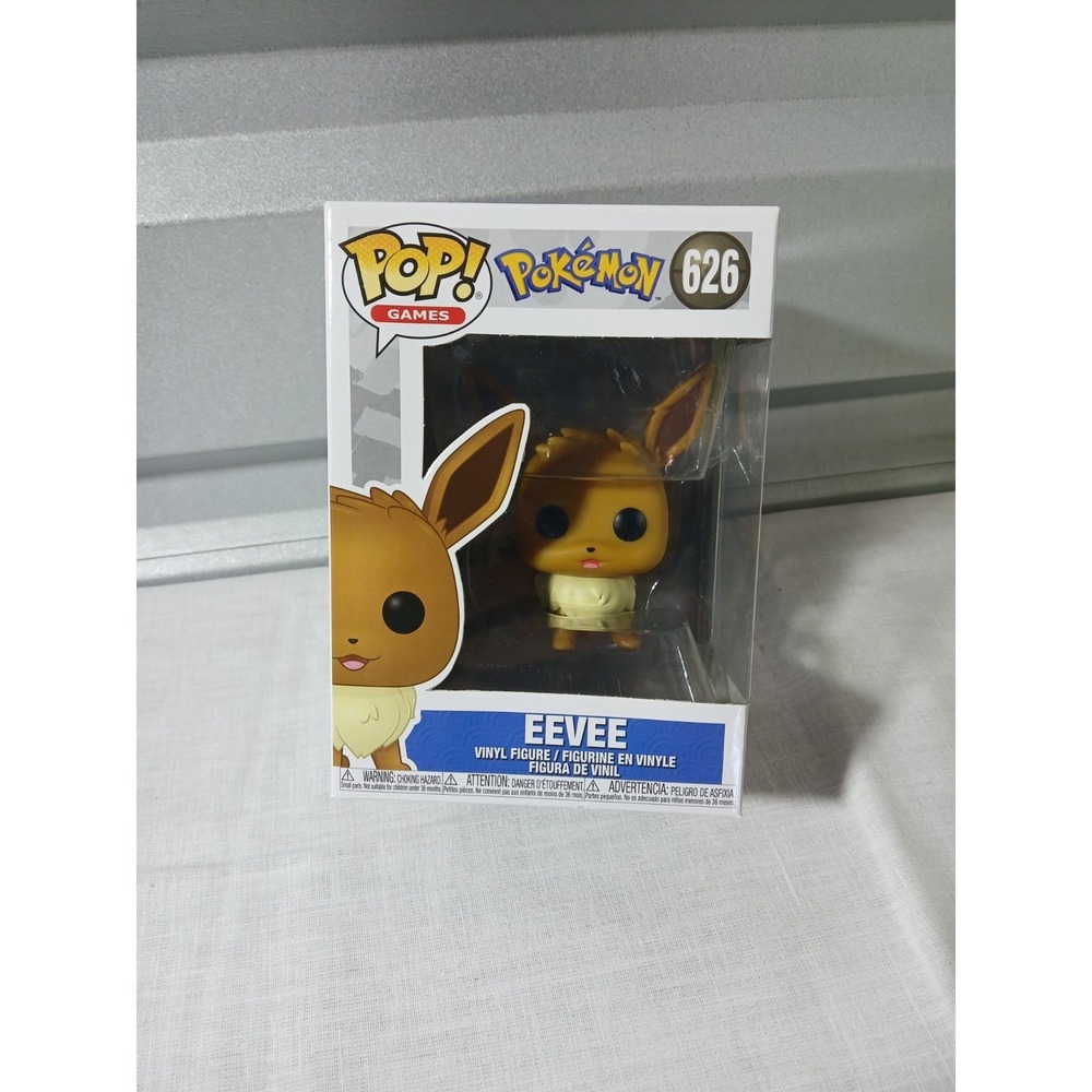 Funko Pop! Games Pokémon Eevee Vinyl Figure #626 Standard Size 2020 Brown Beige